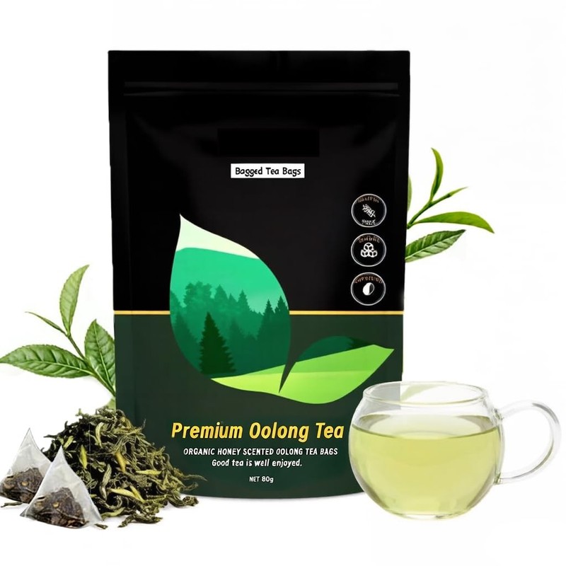 Organic Whole Leaf Oolong Tea Bags | Calming & Relaxing Tea for Daily , Corti…
