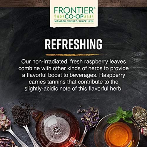 Frontier Co-op Organic Red Raspberry Leaf 16 Fl Oz Herbal Supplement Tea gallery