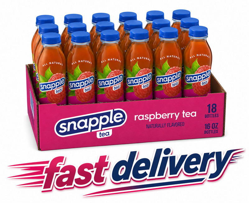 Snapple Raspberry Tea, 16 oz , 18 Pack.