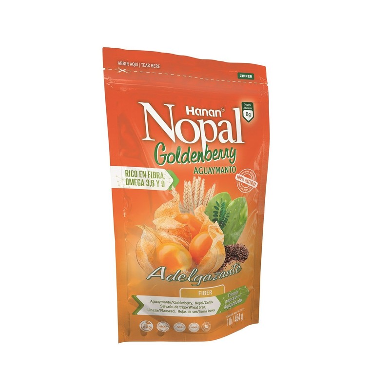 Nopal Mix Aguaymanto 454g – 100% Natural High-Fiber Goldenberry Blend