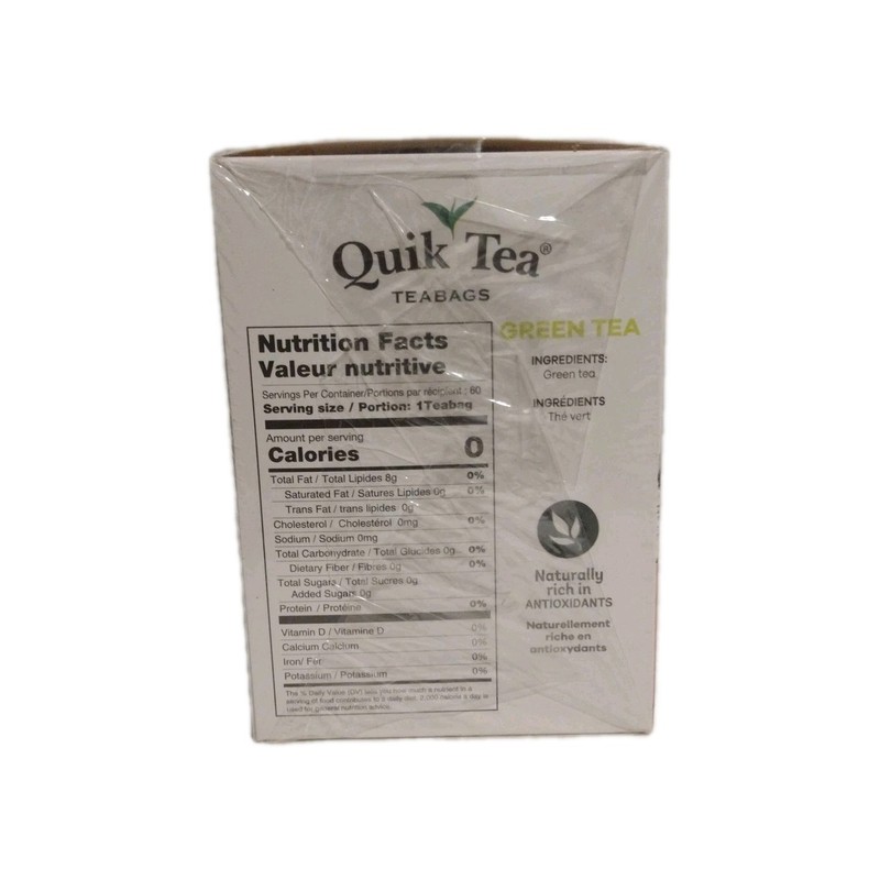 Quick Tea All Natural Tea Green Tea bags 1 Pack 60 Bags gallery