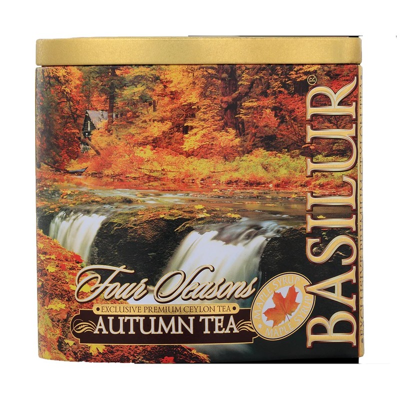 Basilur Finest Ceylon Black Tea with Maple Loose Tea in a Metal Tin 100 g gallery