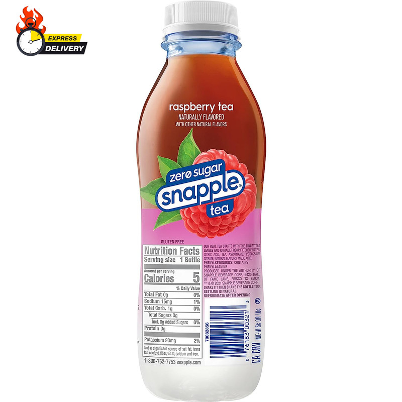 Zero Sugar Raspberry Tea, 16 Fl Oz Recycled Plastic Bottle, Pack of 12 gallery