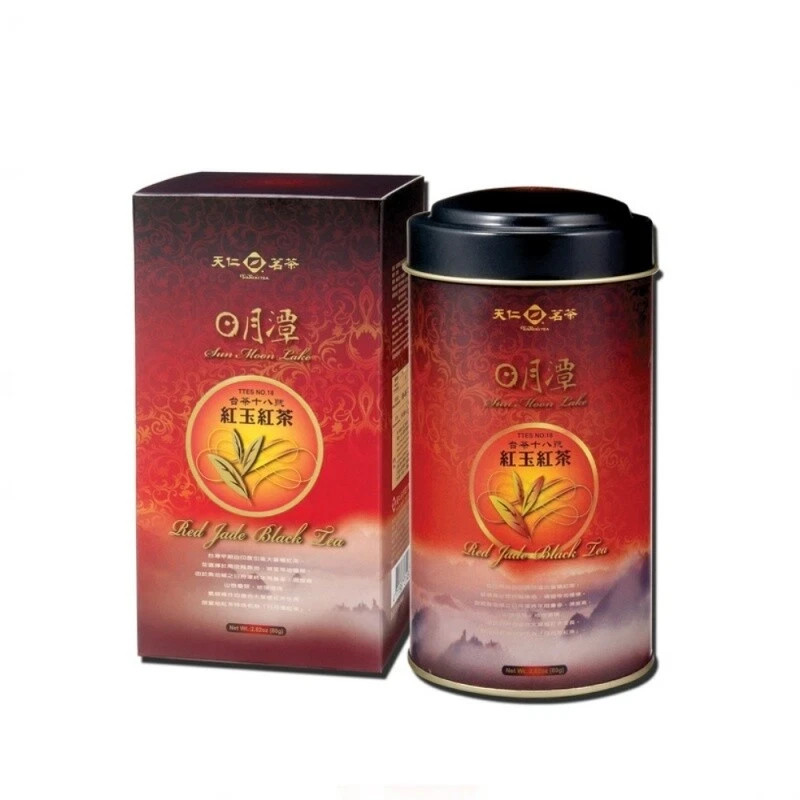 天仁茗茶 Ten Ren Tea Sun Moon Lake Red Jade Black Tea (TTES NO. 18) 80g/ Tin 日月潭紅玉紅茶