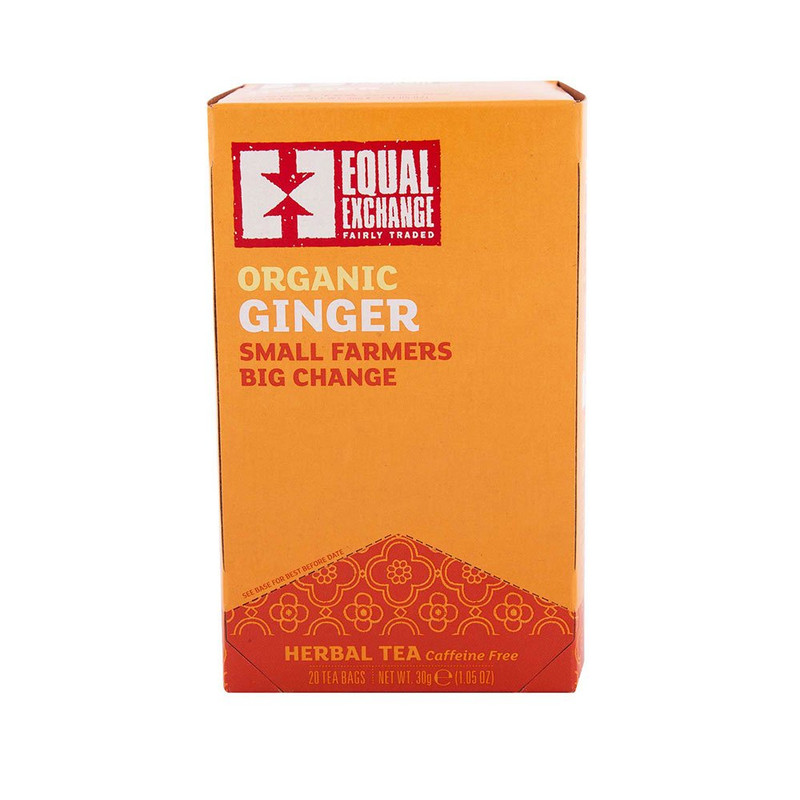 Organic Caffeine Free Ginger Tea, 20-Count