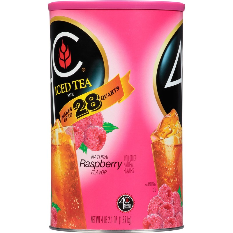 (4 pack) 4C Raspberry Iced Tea Mix, 66.1 oz, 1 Ct gallery