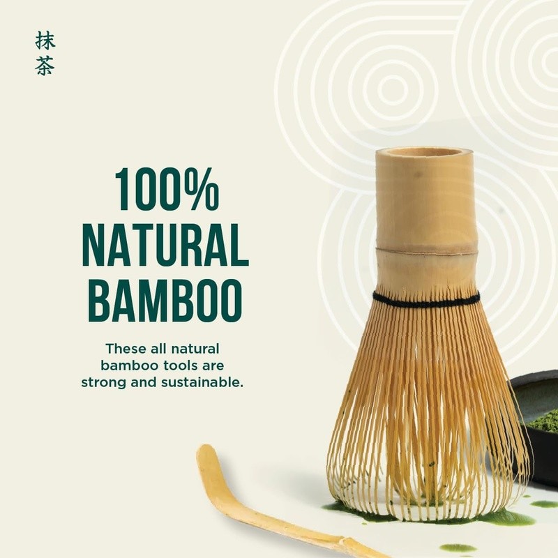 Bamboo Matcha Preparation Tool Set Daily Use Tea Ceremony Authentic Flavor gallery