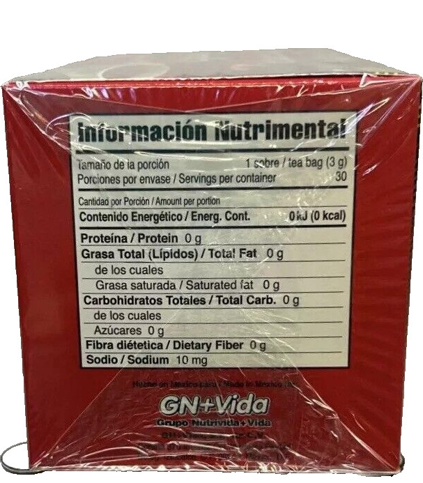 Tea Red Fruits Strawberry & Raspberry Flavor 30 Teabags - Te Fruto Rojo gallery