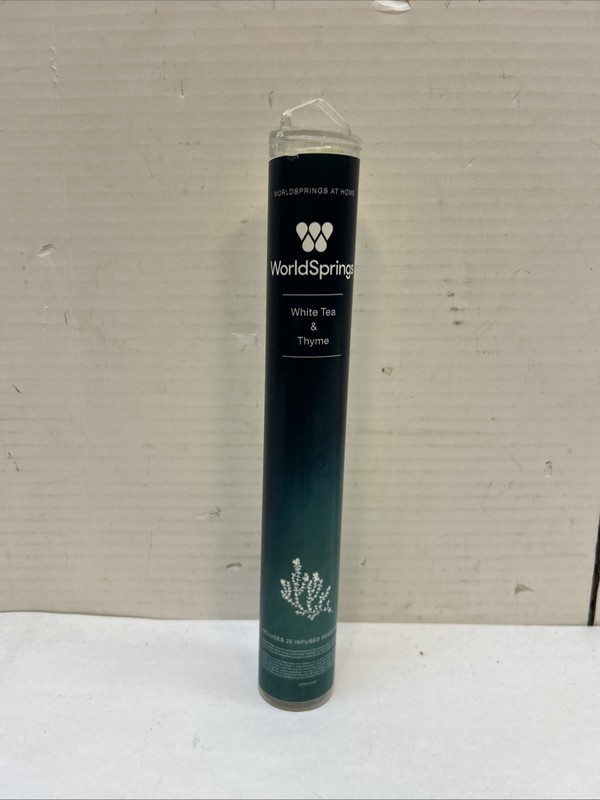 WorldSprings White Tea & Thyme Infused Reed & Vase 25 Pack