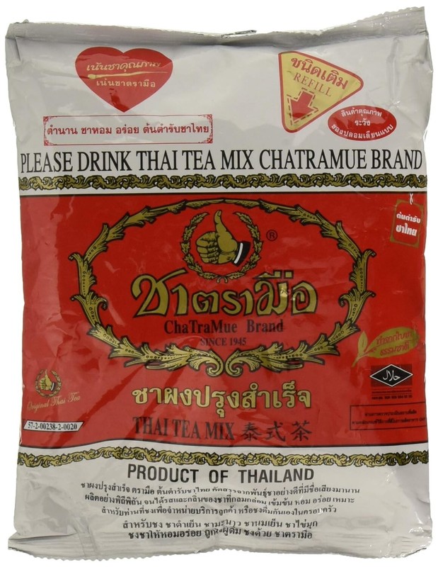Number-One ChaTraMue Original Thai Iced Tea Mix 400g (Pack of 2)