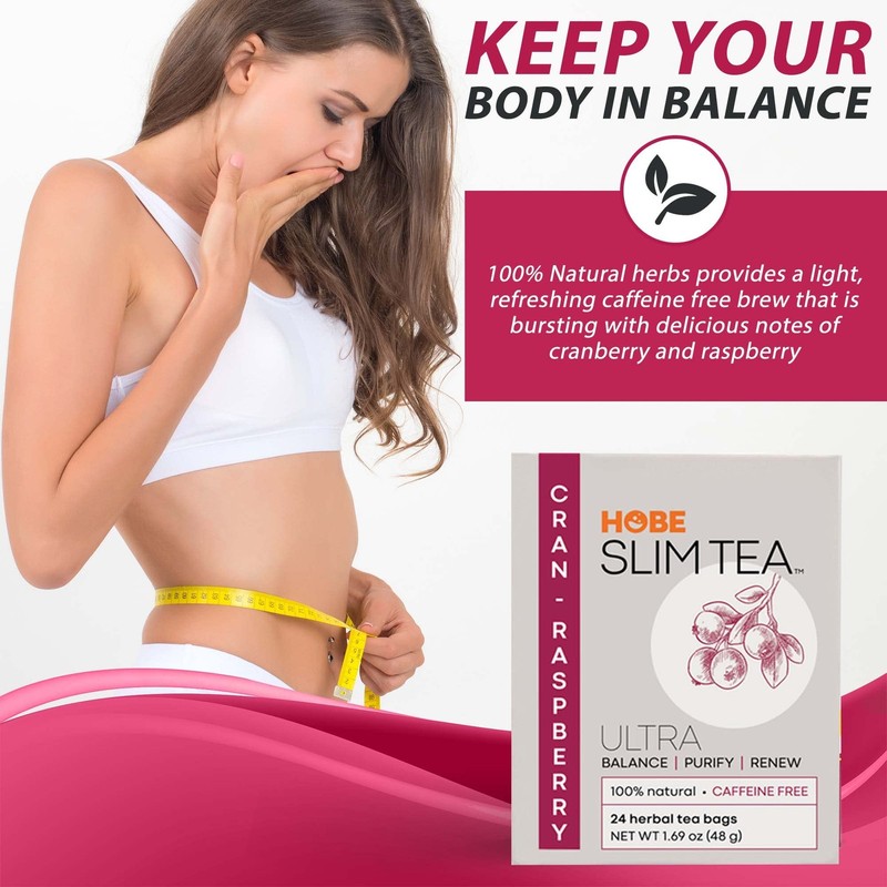 Ultra Slim Tea, Cran-Raspberry, Tea Bags, 24 Count Box gallery