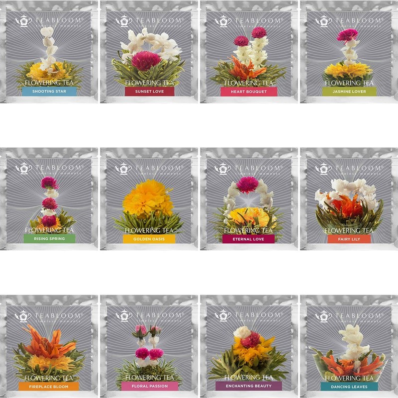Teabloom Flowering Tea-12 Unique Varieties of Fresh Blooming Tea gallery