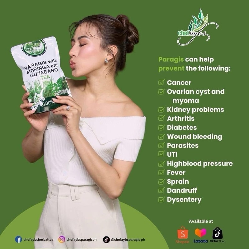 Chef Aybs Paragis Tea with Moringa & Guyabano Extract 3 In 1 (20 Tea bags) gallery