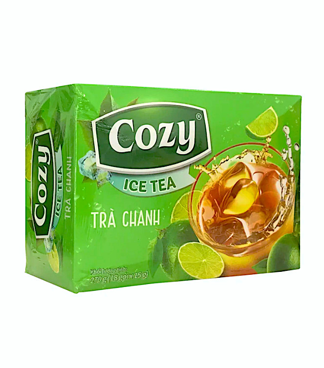 Cozy Instant Tea - Ice Lemon Tea 240g (18 packs * 15 grams)