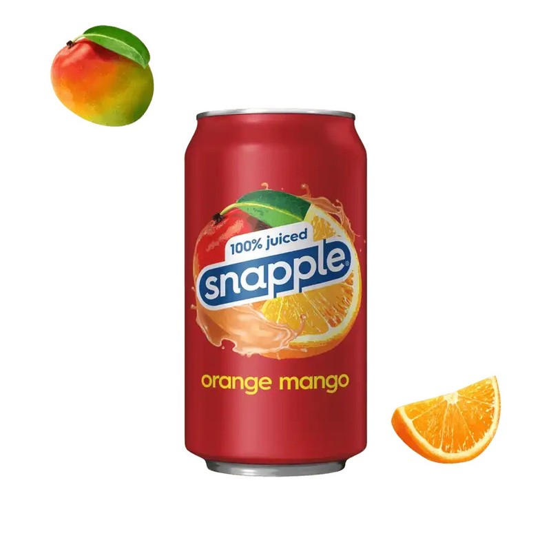 Snapple Orange Mango, 11.5 Fl oz (Pack of 12)