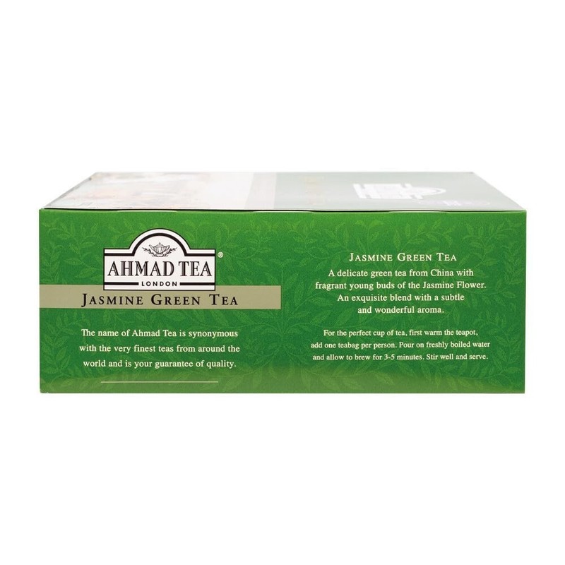 Delicious Jasmine Green Tea, 100 Tagged Teabags - Ideal for Hot or Iced Drinking gallery