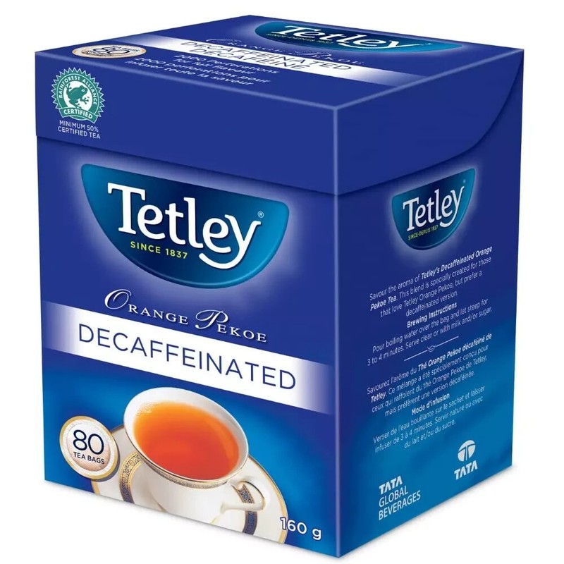 Orange Pekoe Decaffeinated Tea 80 Decaf Tea Bags 160g – FREE SHIPPING