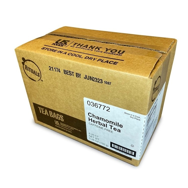 Herbal Chamomile tea bags, BULK 150 count, caffeine free