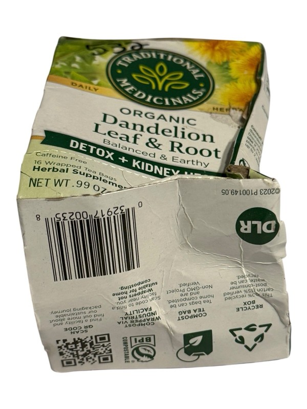 Traditional Medicinals Organic Dandelion Leaf & Root Tea - 16 Bags - Ex: 2/28 gallery