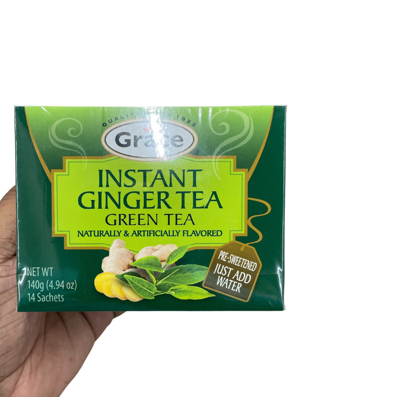 Grace Instant Ginger Tea[ 3 box per packaging ] ( 14 Sachets Per Box )