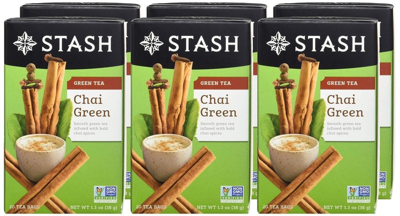 Stash Tea Green Chai Tea, 20 Count Bags in 20 (Pack of 1), No Color