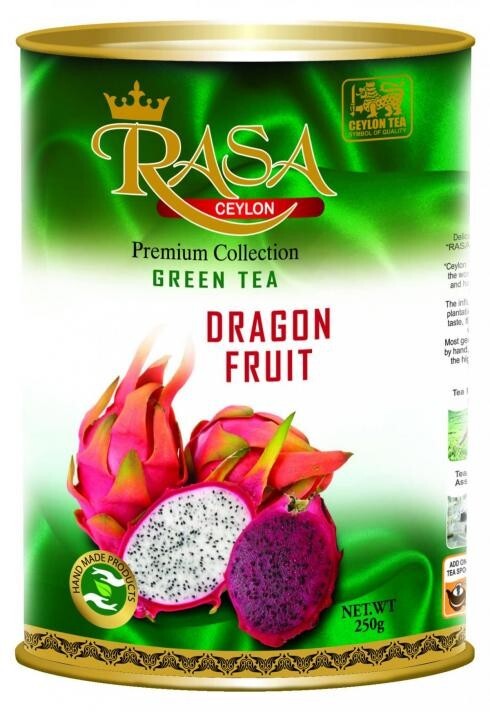 Green tea with dragon fruit Rasa, 250 gr