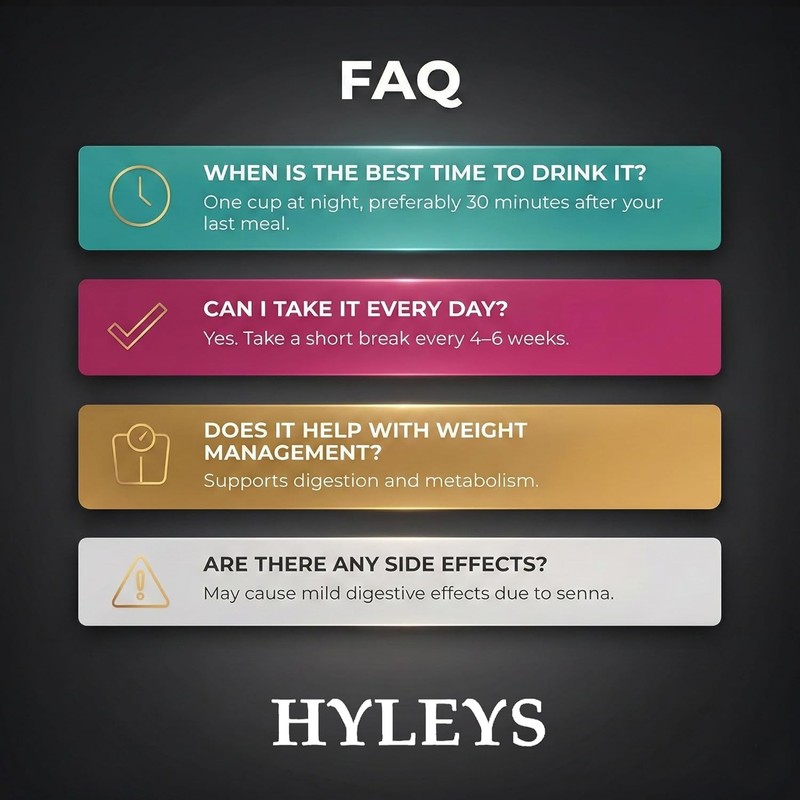 HYLEYS Slim Tea 5 Flavor Assortment - Weight Loss Herbal Supplement Cleanse and gallery