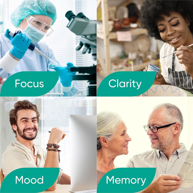 Focus & Memory - Organic Memory Tea Brain Booster, Ginkgo Biloba Tea, Gotu Ko... gallery