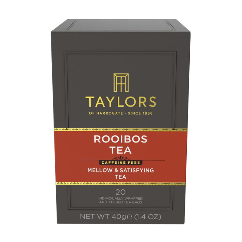 Rooibos Tea, Individually Wrapped Bags, 20 Count (Pack of 1), Mellow, Malty, ... gallery