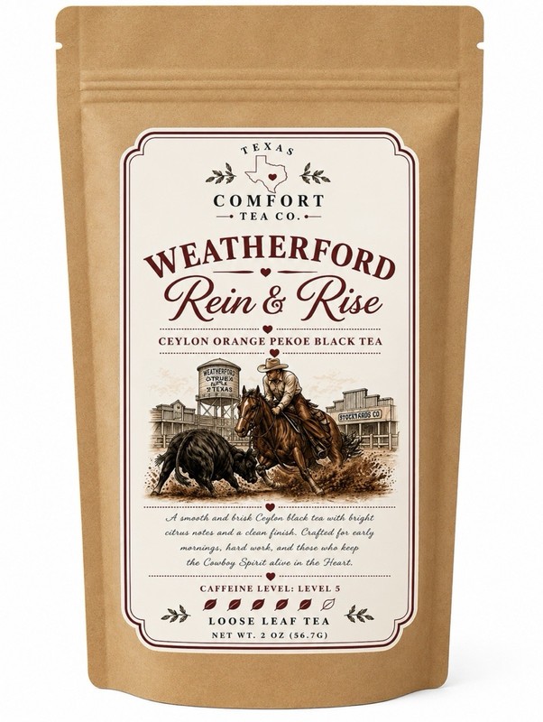 Weatherford Rein & Rise Orange Pekoe Black Tea
