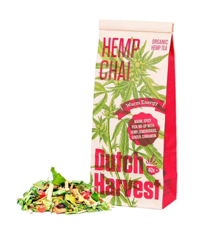 (5 pack bundle) Dutch Harvest - Hemp tea - Organic loose leaves (caffeine free) gallery