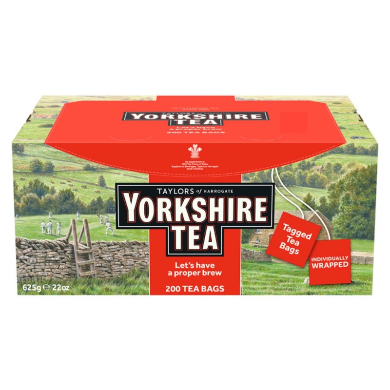 , Red, Black Tea, Individually Wrapped Bags, 200 Count (Pack of 1), Refreshin…