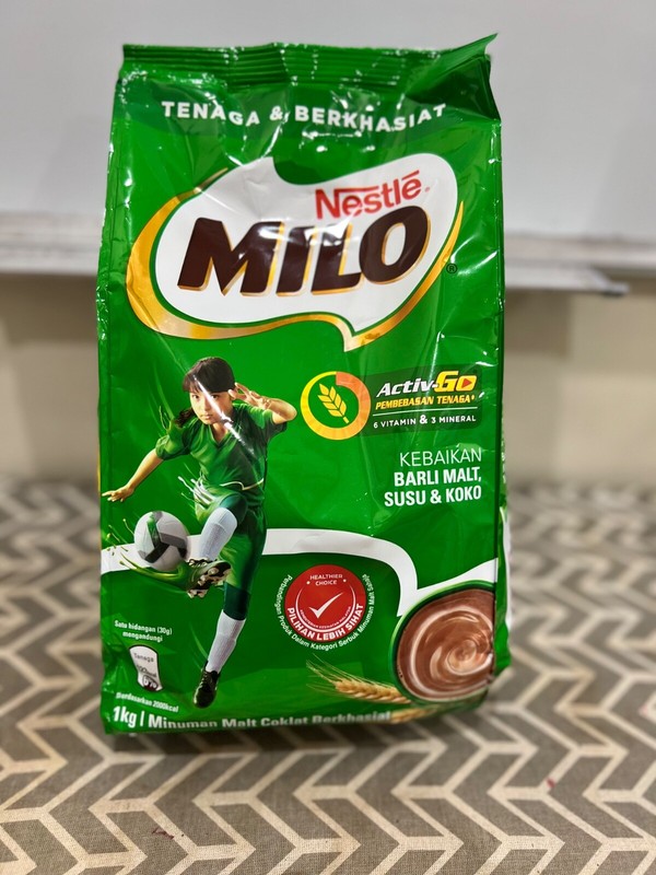 NESTLE MILO Nutritious Chocolate Malt Drink Pack 1Kg + Ekspress Shipping DHL
