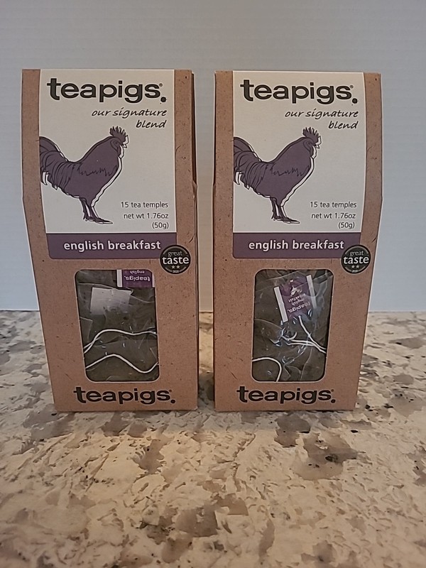 2-🟢Teapigs everyday brew 15 tea temples English Breakfast Gourmet Tea Teabags
