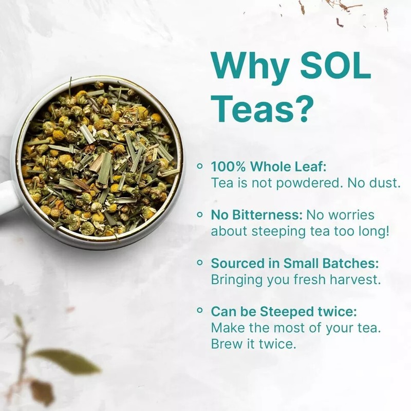 SOL Chamomile Tea - Sleep Tea For Insomnia, 75G Free Shipping World Wide gallery