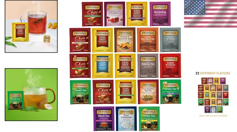 Tea Lover's Delight: 22 Count Assorted Tea Bag Sampler for Any Occasion gallery