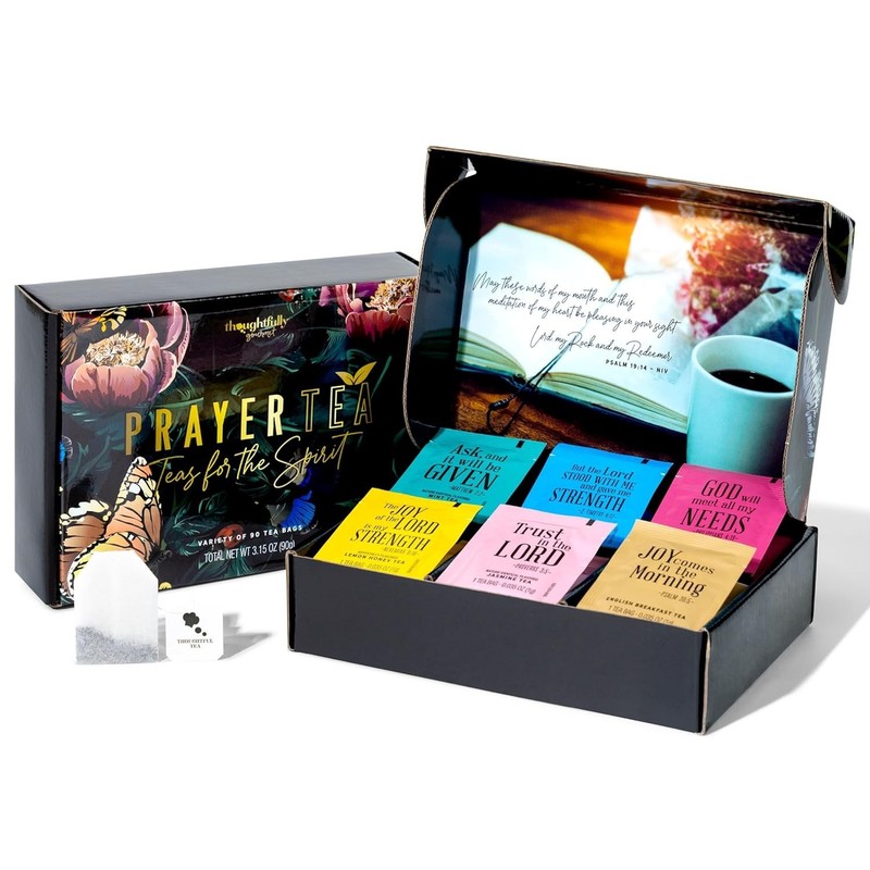 Deluxe 90 Count Tea Affirmations Set - Enjoy 6 Flavors with Bible Inspiration gallery