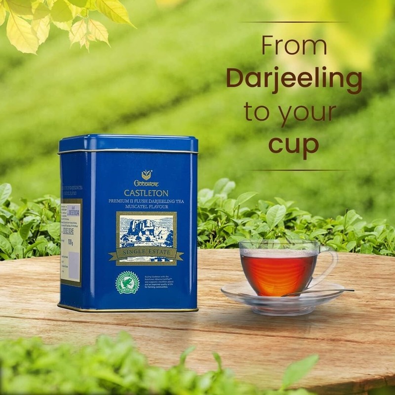 GOODRICKE Castleton Muscatel Darjeeling Tea (100gm) Single Estate Whole Leaf Tea