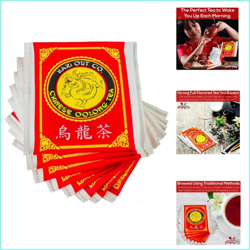 600 Count Oolong Tea Bags - Authentic Semi-Fermented Tea for Energy & Wellness