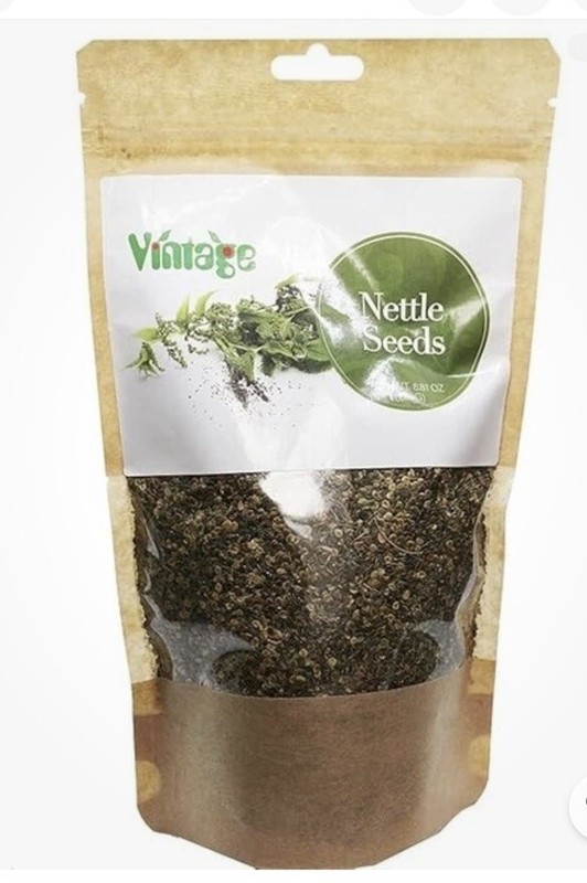 Vintage Nettle Seeds Herbal Treasure of Protein Source Natural Tea 250 gr.