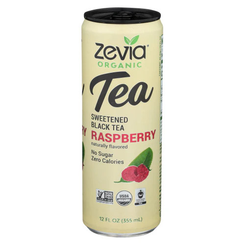 Organic Black Tea Raspberry 12 Oz(Case Of 12) by Zevia