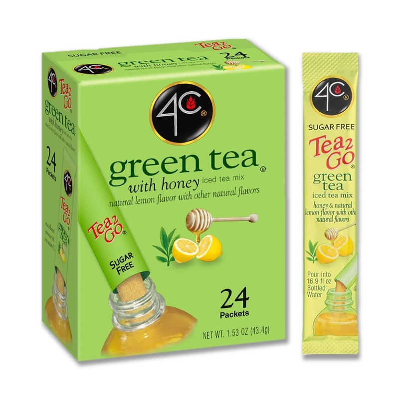 Tea 2 Go Sugar Free Instant Tea Pack of 3 1.53 Ounce 100 Vitamin C