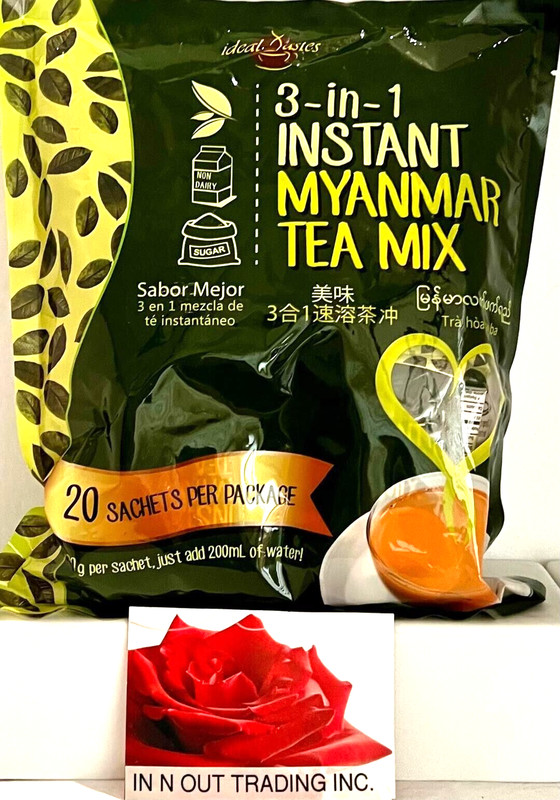 Ideal Taste 3-In-1 Instant Myanmar Tea Mix 20 Sachets x 30g~3/2026 gallery