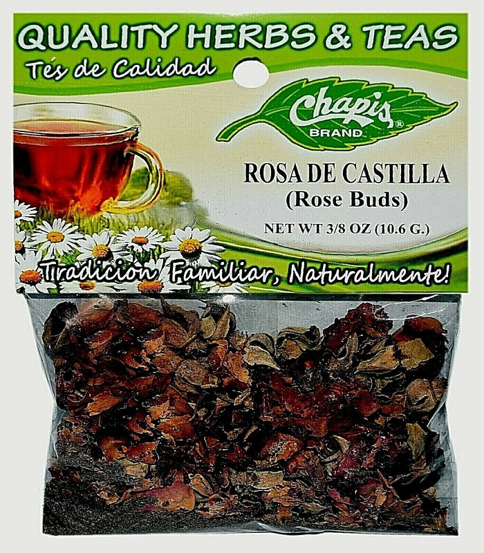 CHAPIS HIERBAS HERBS ROSA DE CASTILLA Net Wt. 3/8 oz. (10.6 g) 3, 6, 12 Packs