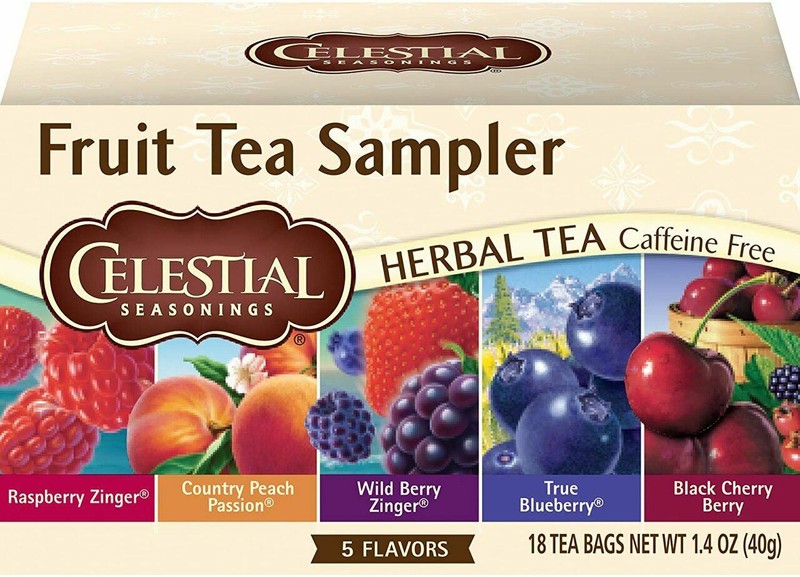 Celestial Seasonings Fruit Tea Sampler, 18 Count