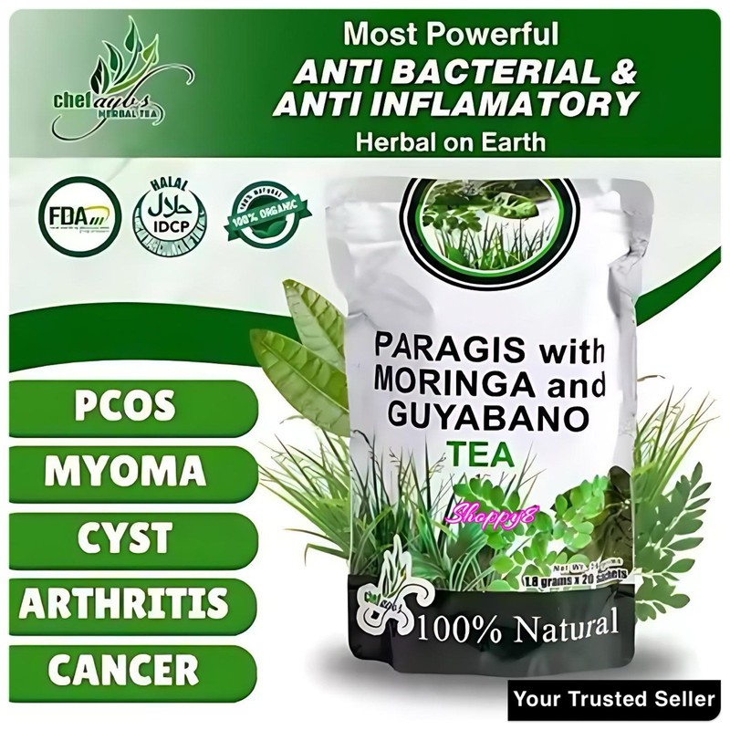 Chef Ayb’s Paragis with Moringa and Guyabano Tea (20 Tea bags)