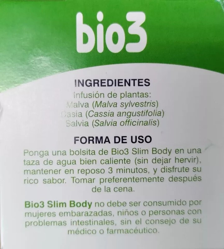 Bio3 Weight Control Tea,Slimming Slim Body,Weight Control Detox,2 Packs, 50 bags gallery