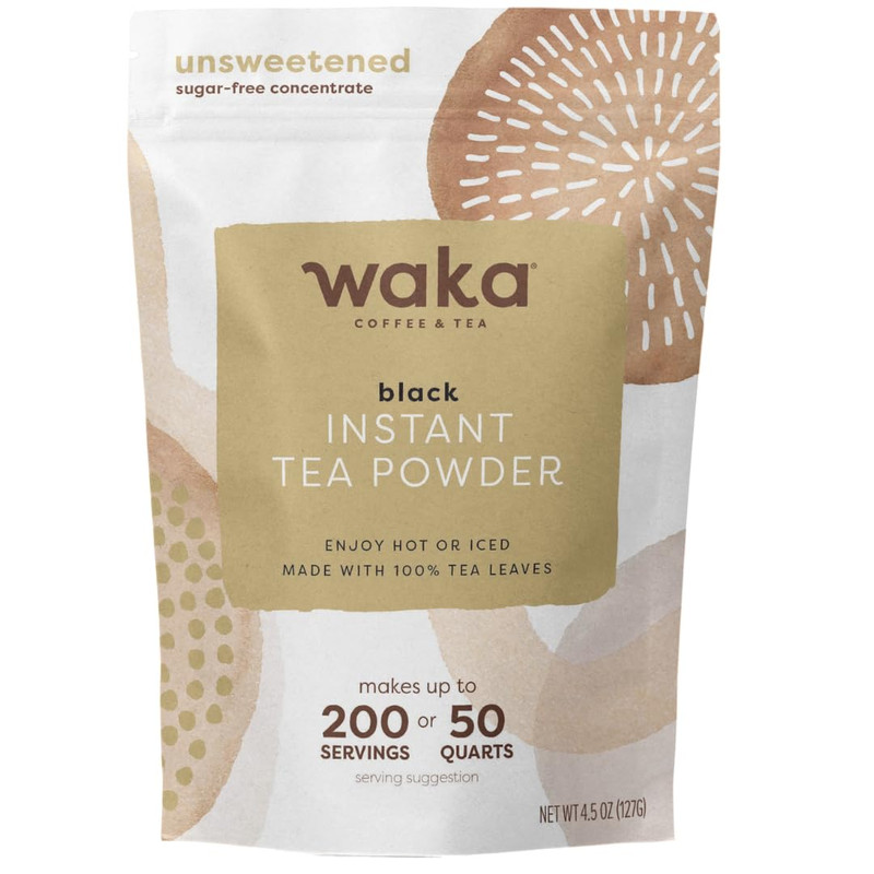 Waka Instant Black Tea Mix, Classic – 100% Tea Leaves, No Additives, Unsweetened