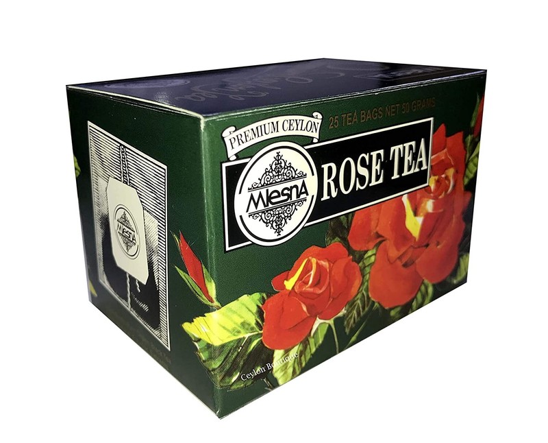 Mlesna Rose flavored Ceylon tea 25 tea bags 50g (1.76oz)