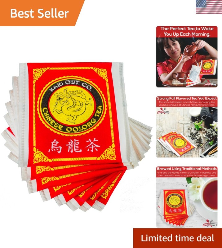 Authentic Restaurant-Grade Oolong Tea Bags 600 Pk. Chinese Tea Sachets for H…